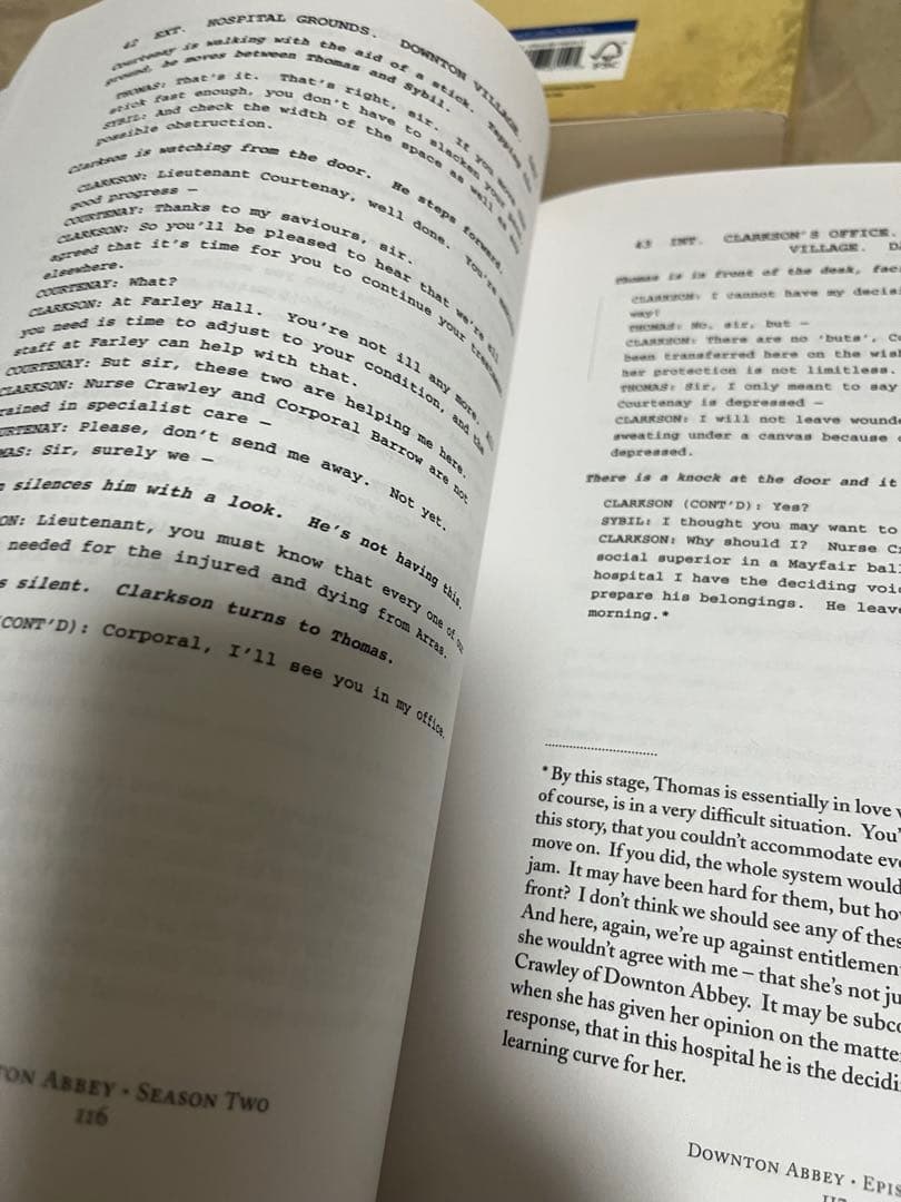 ダウントンアビー スクリプト script シーズン1〜3 洋書 本 台本