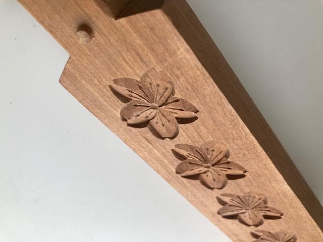 古道具　木型　干菓子　桜　サクラ　高松いちはら