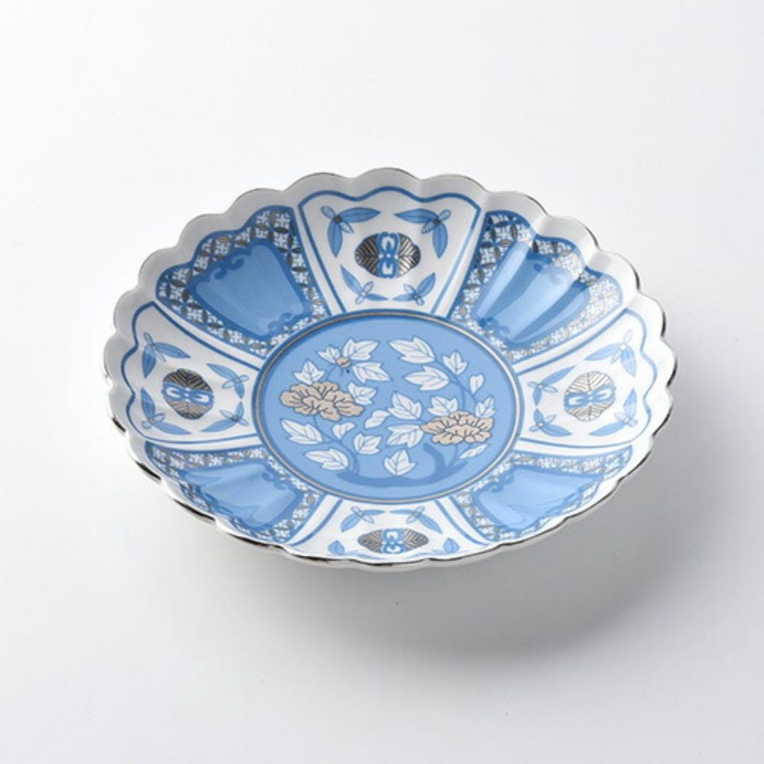 コトホグ皐月 15cm プレート ai・青 波佐見焼 石丸陶芸