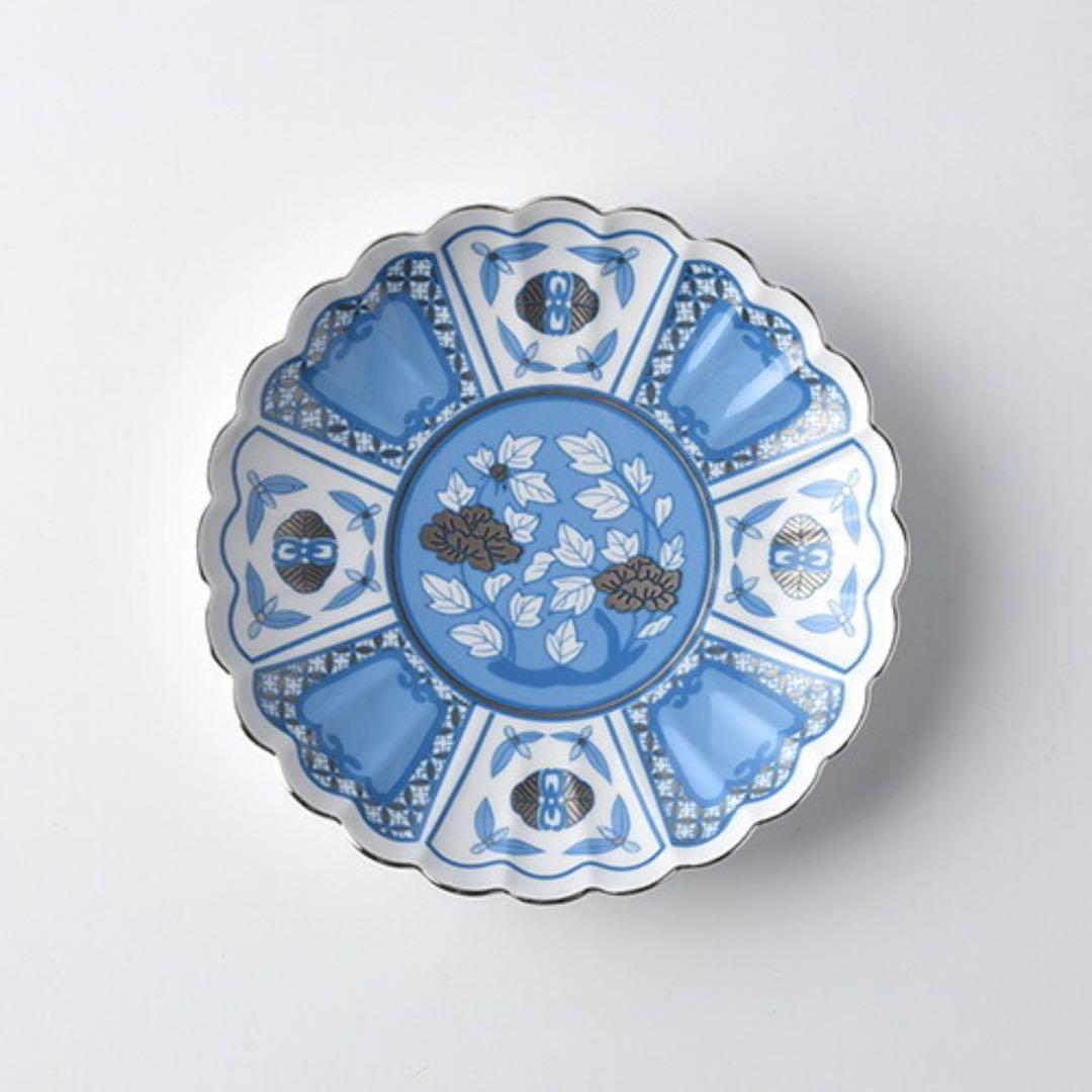 コトホグ皐月 15cm プレート ai・青 波佐見焼 石丸陶芸