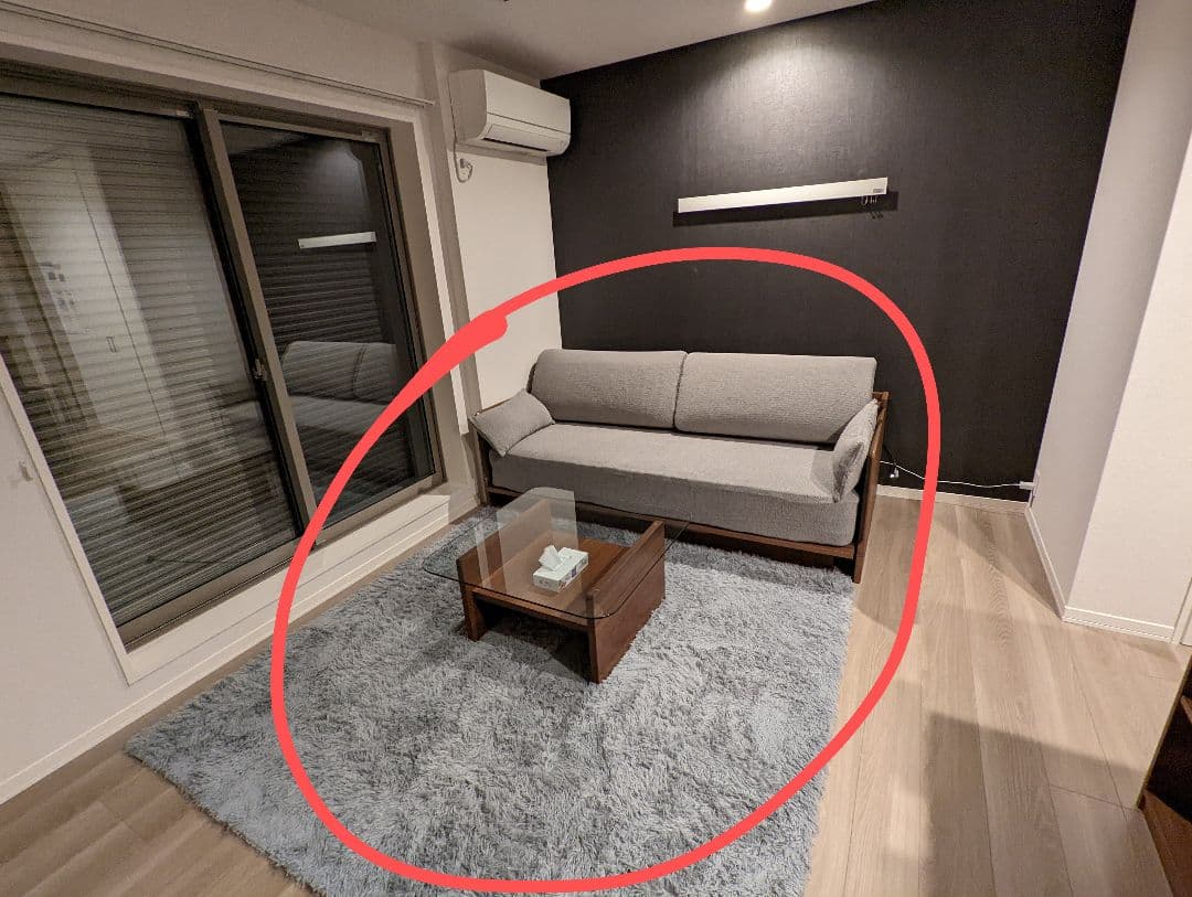 (blessyou) ガラスセンターテーブル