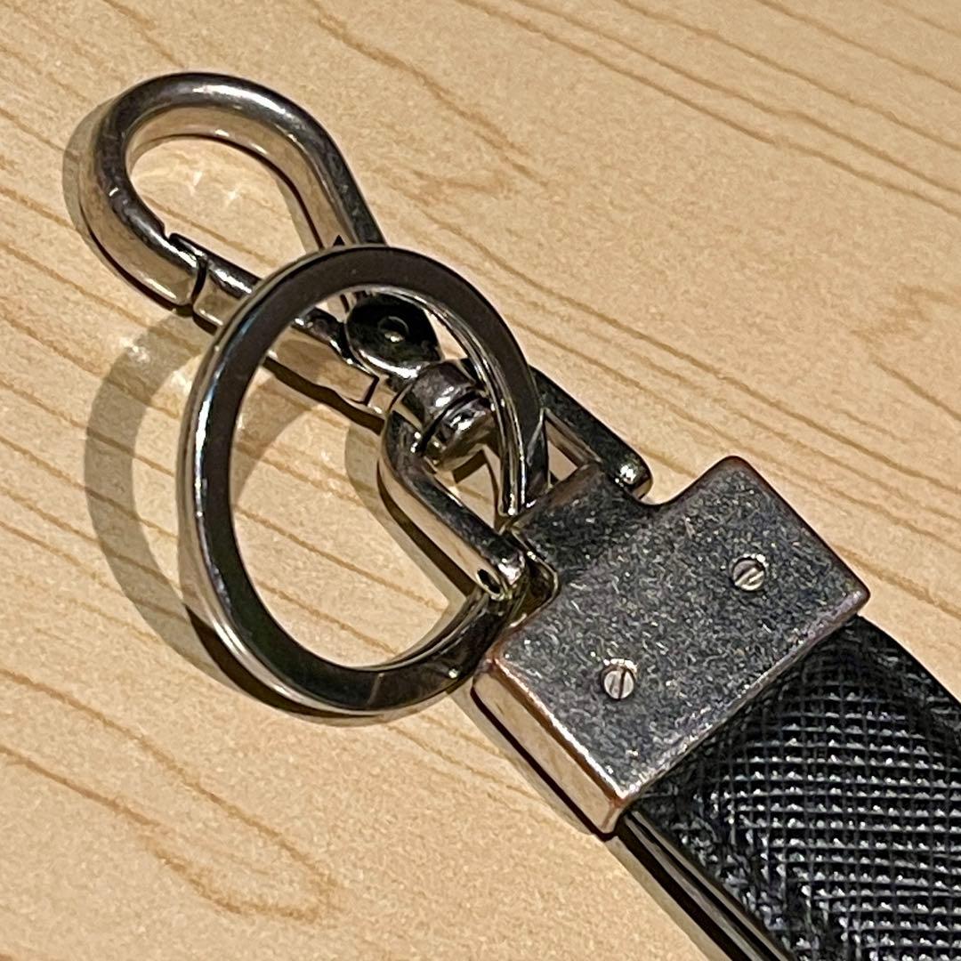 プラダ サフィアーノ ロボット チャーム キーリング キーホルダー PRADA
