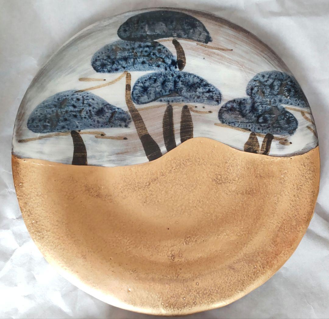 美濃焼　蔵珍窯　【魯山人写し】　金彩絵皿5枚