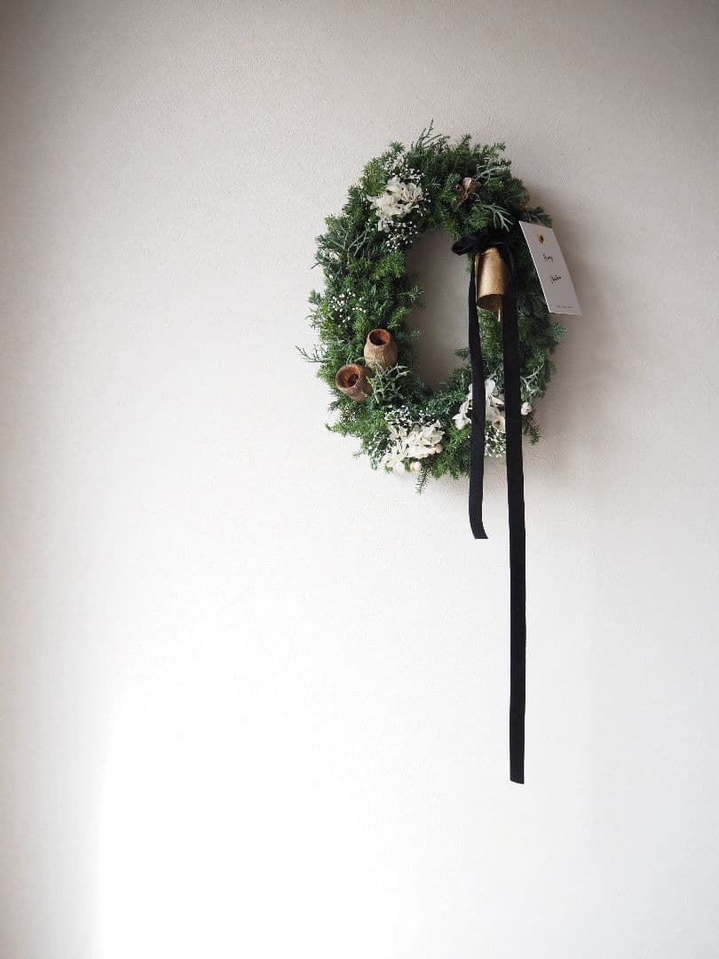 ⌘ クリスマスリース オーバルリース ⌘ 【受注制作】ラスト