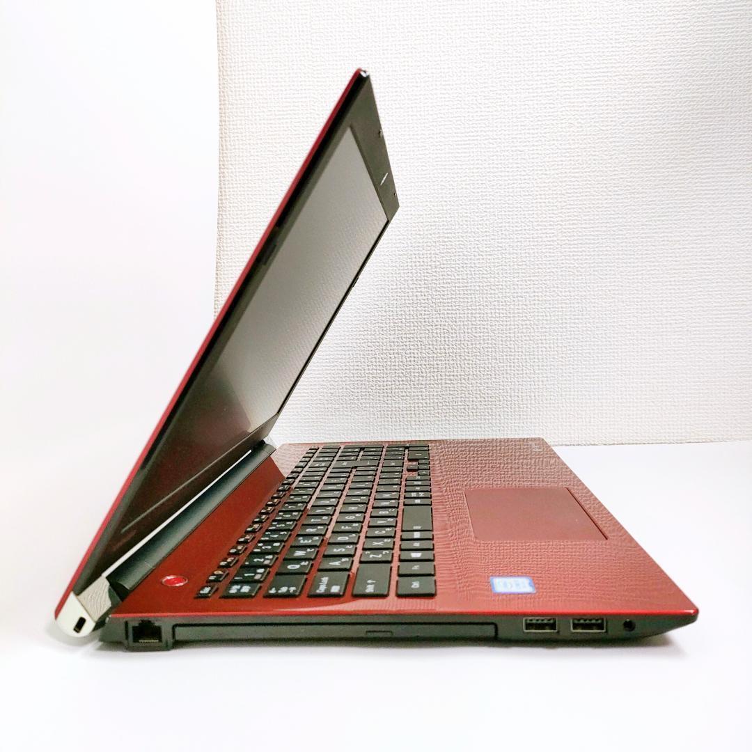 第8世代i3✨️SSD512GB/オフィス/Windows11/赤ノートパソコン