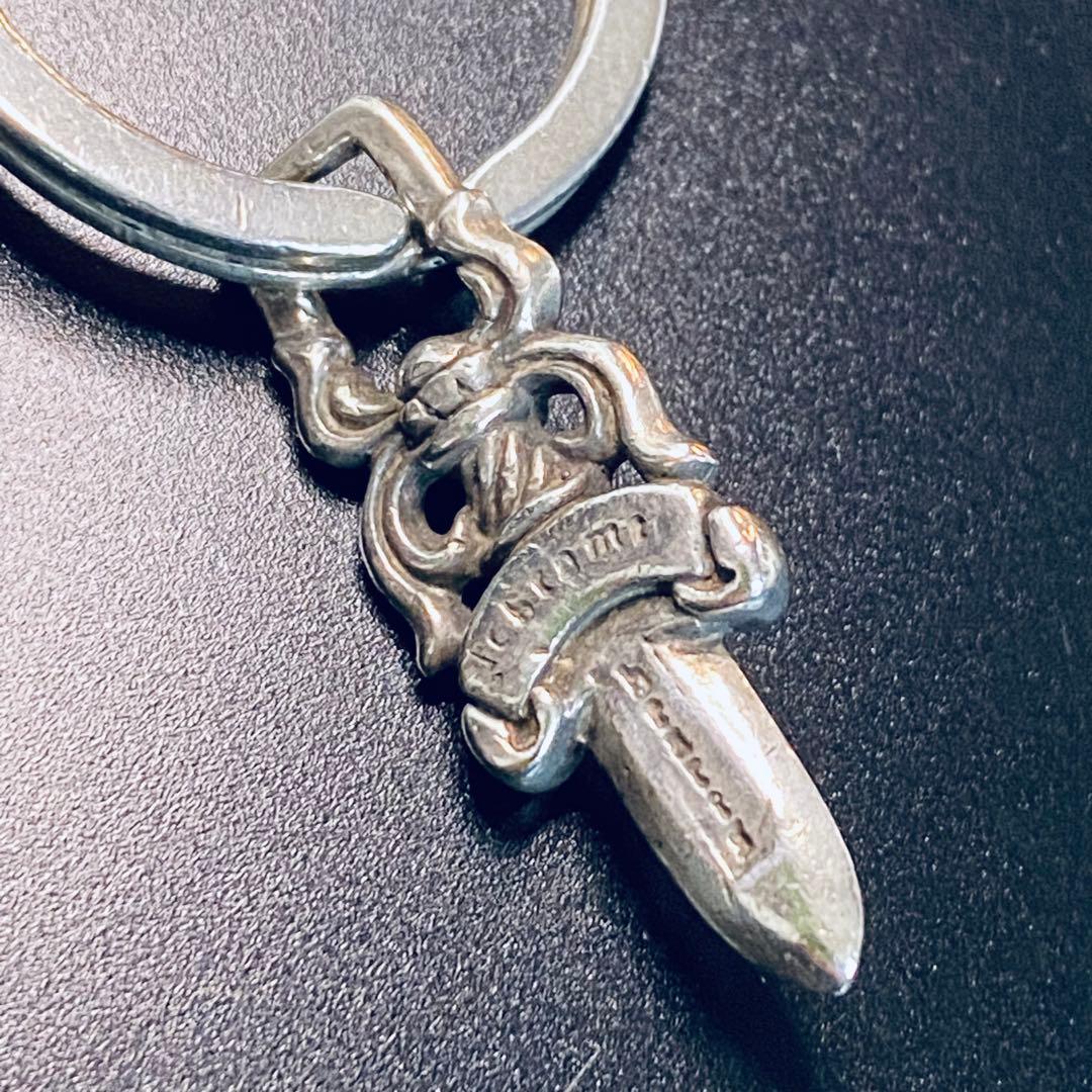 クロムハーツ キーリング ローリングストーンズ リップ&タン スプリットダガー