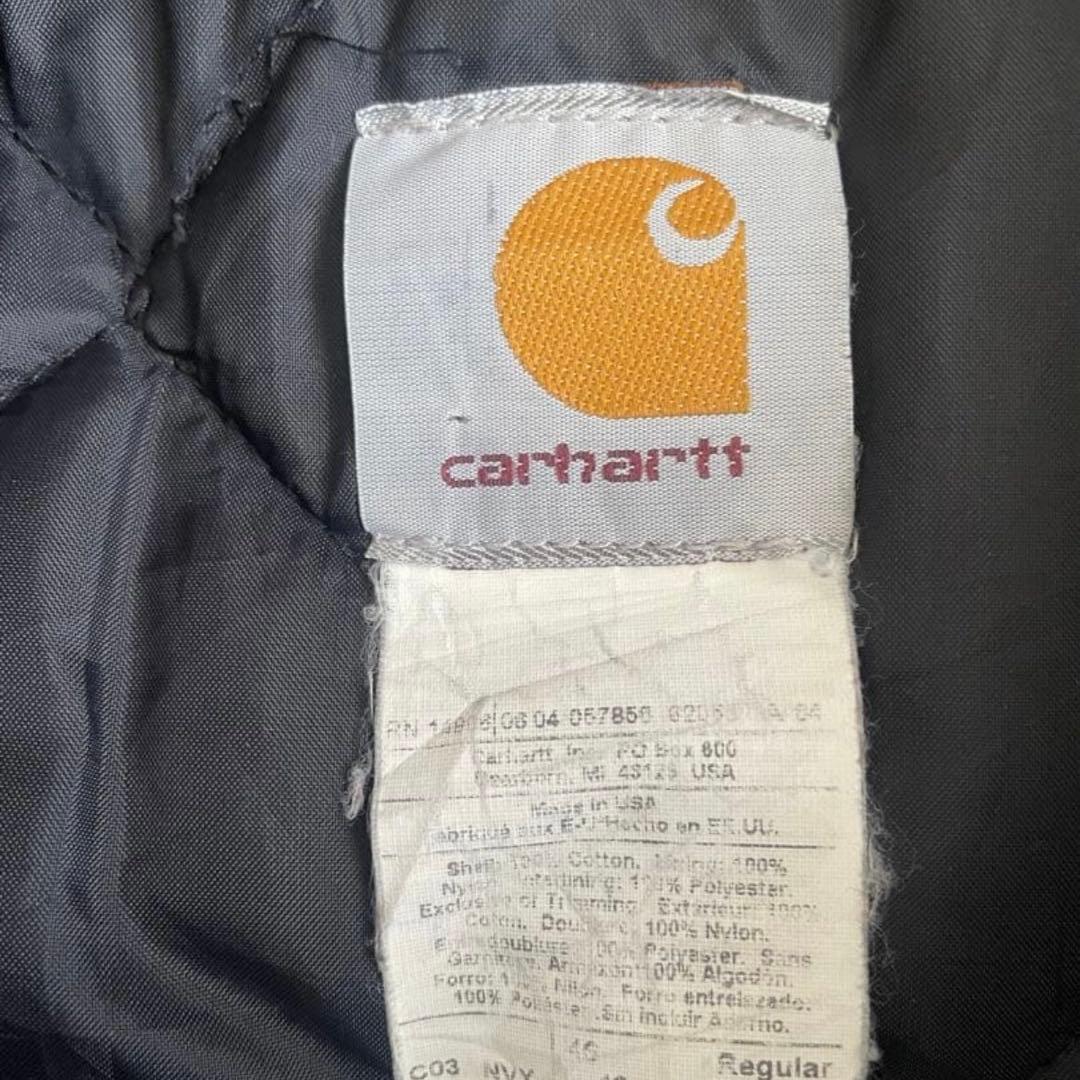 カーハート トラディショナルコート ネイビー サンプリングモデル