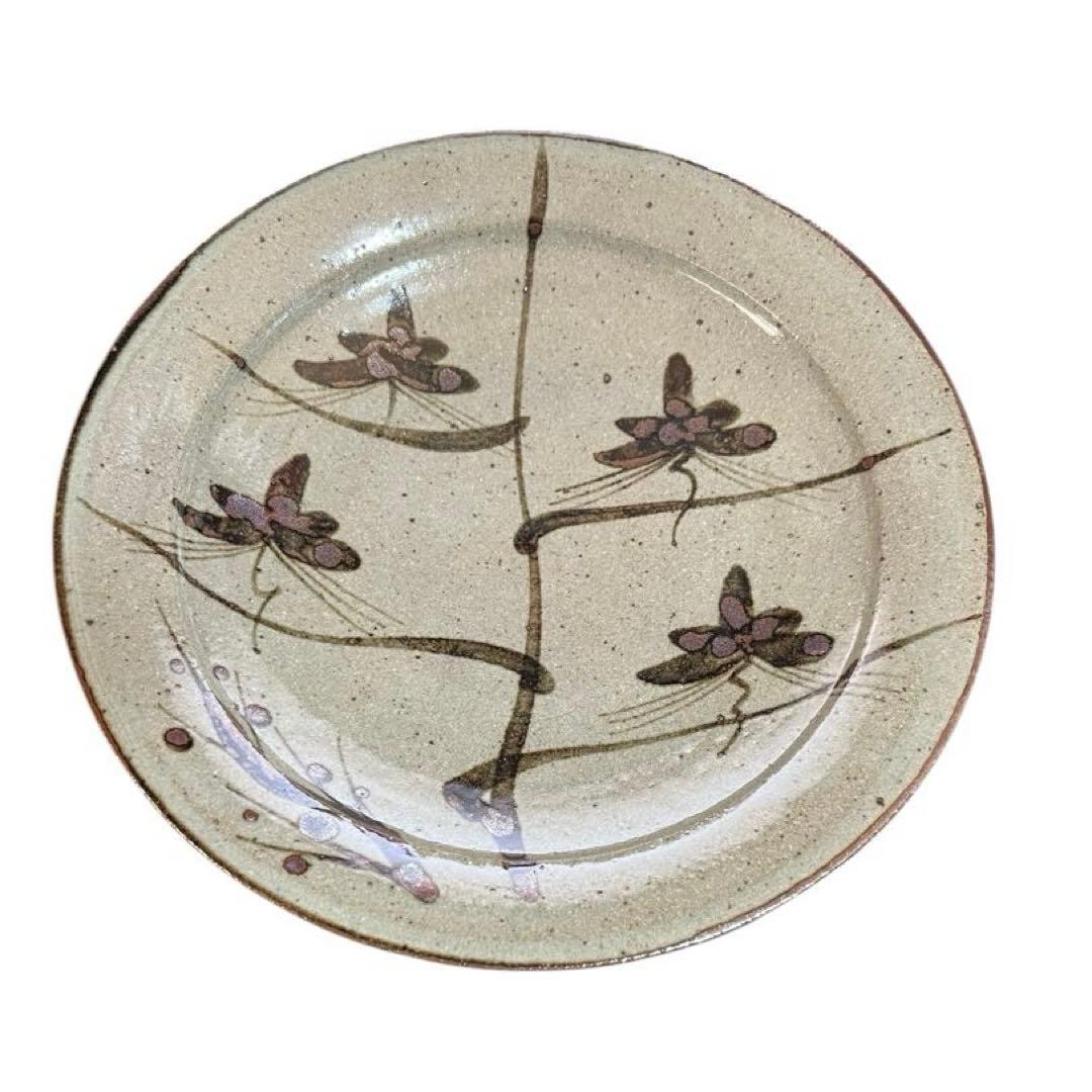 十三代 中里太郎右衛門陶房 絵唐津 皿 22cm 共箱 栞付 唐津焼