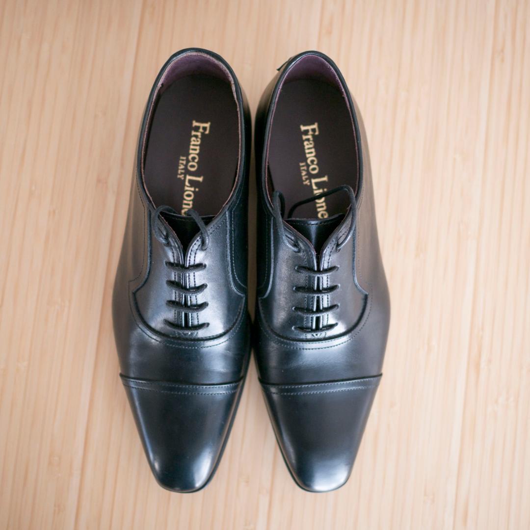 新品未使用 Franco Lione 39号24.5cm イタリア製 革靴 本革