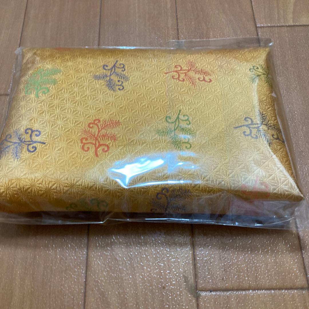 3,000円引き‼️　井伊家伝来裂　数寄屋袋　若松麻葉文様　西陣織　名物裂織元印