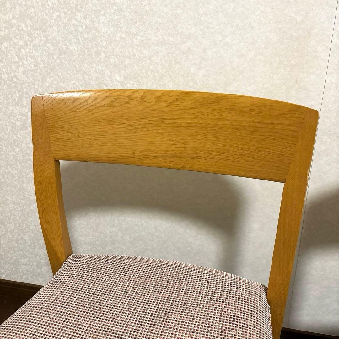 【良品】karimoku ダイニングチェア ２脚セット ①