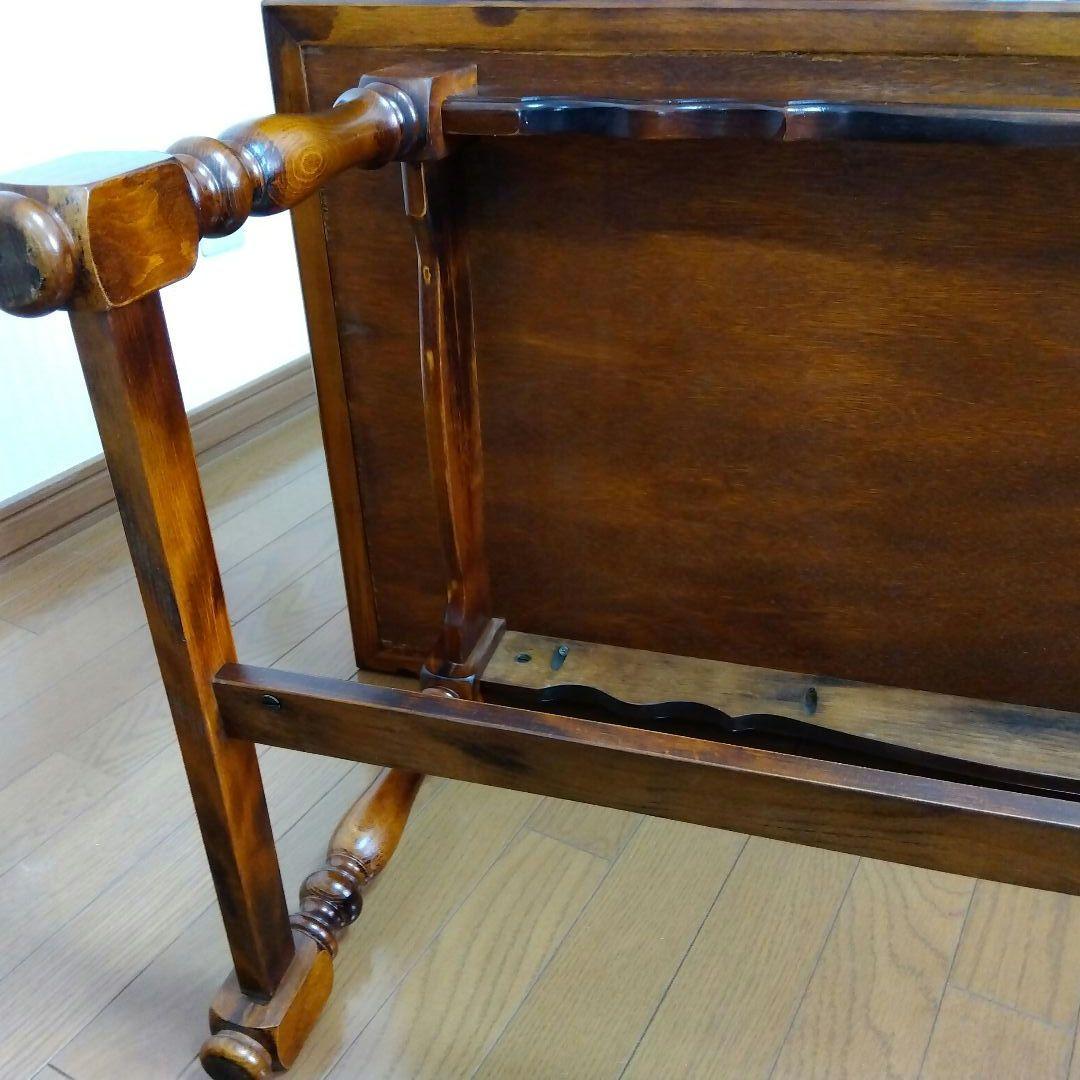 【昭和レトロ】美品♦オールド　カリモク センターテーブル 幅120cm