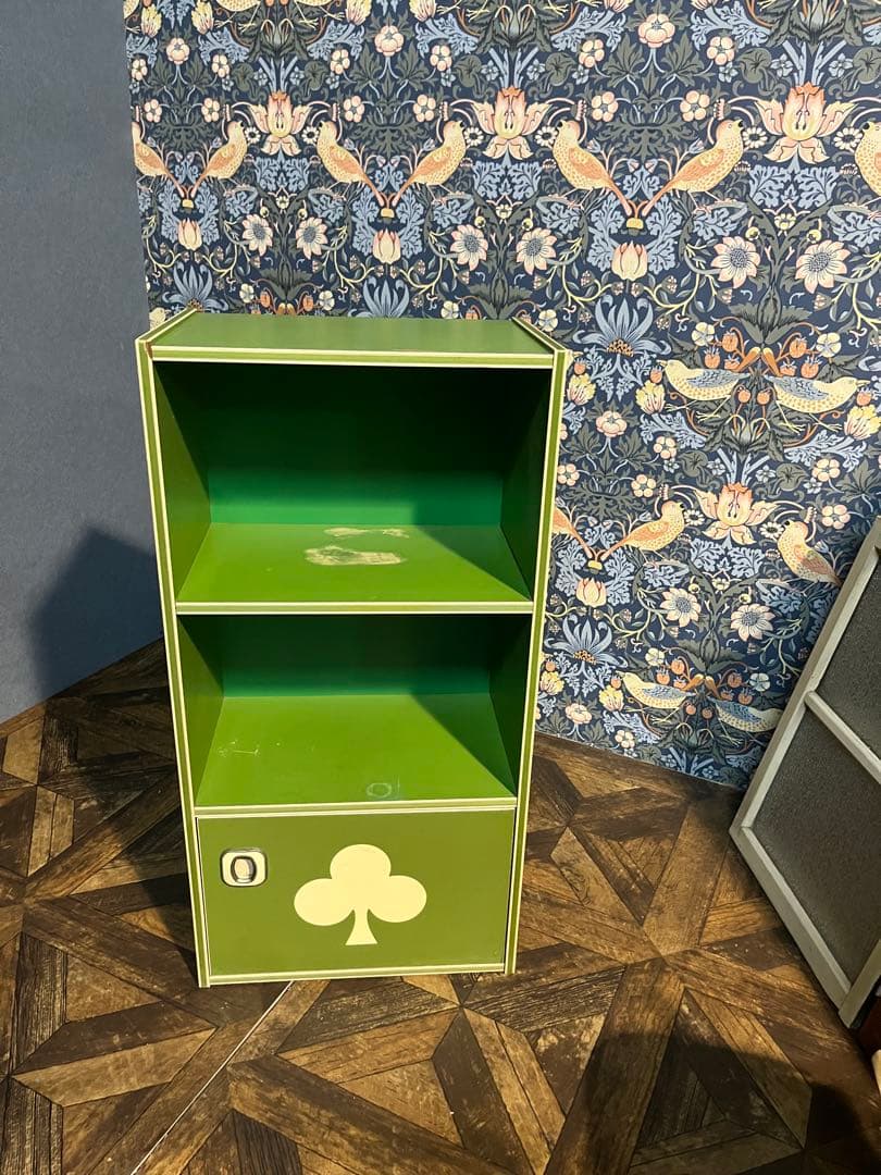 棚 ラック 緑 グリーン 昭和レトロ レトロポップ インテリア 当時物