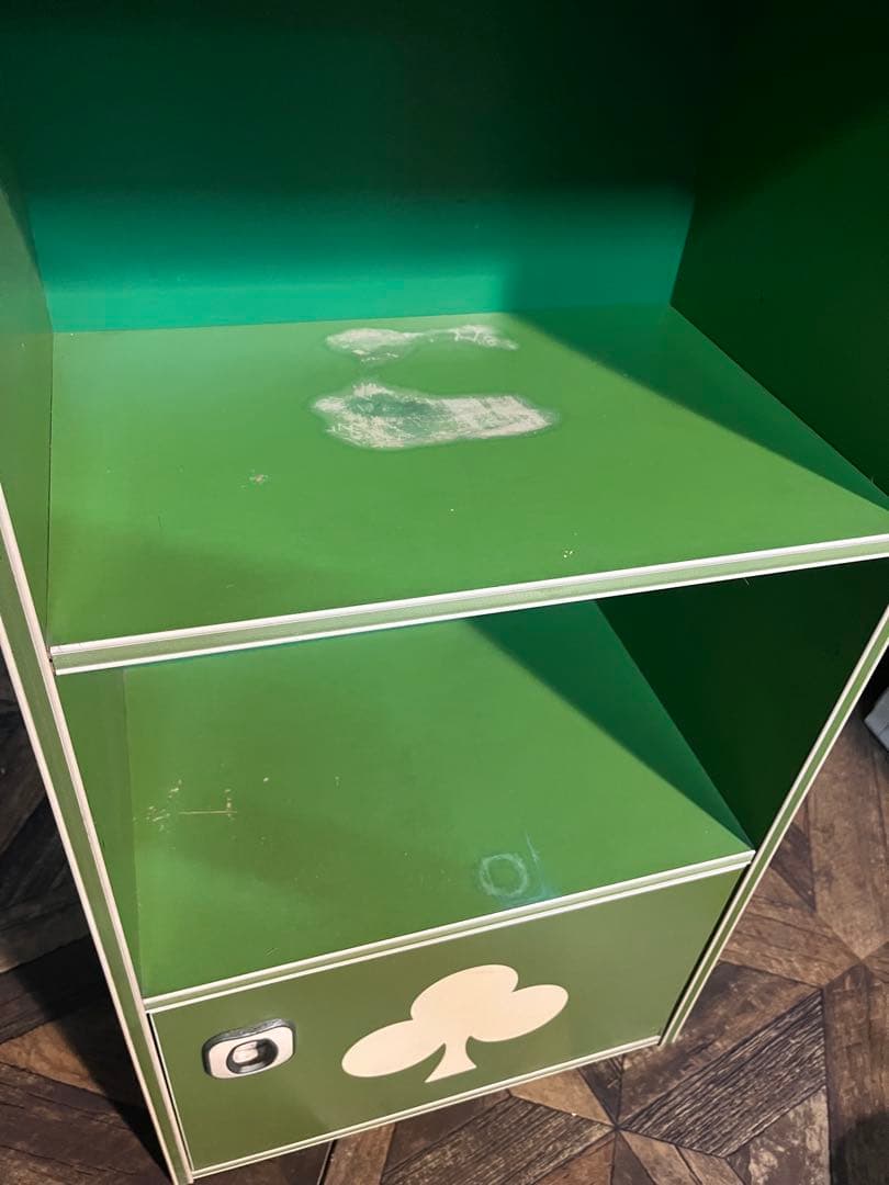 棚 ラック 緑 グリーン 昭和レトロ レトロポップ インテリア 当時物