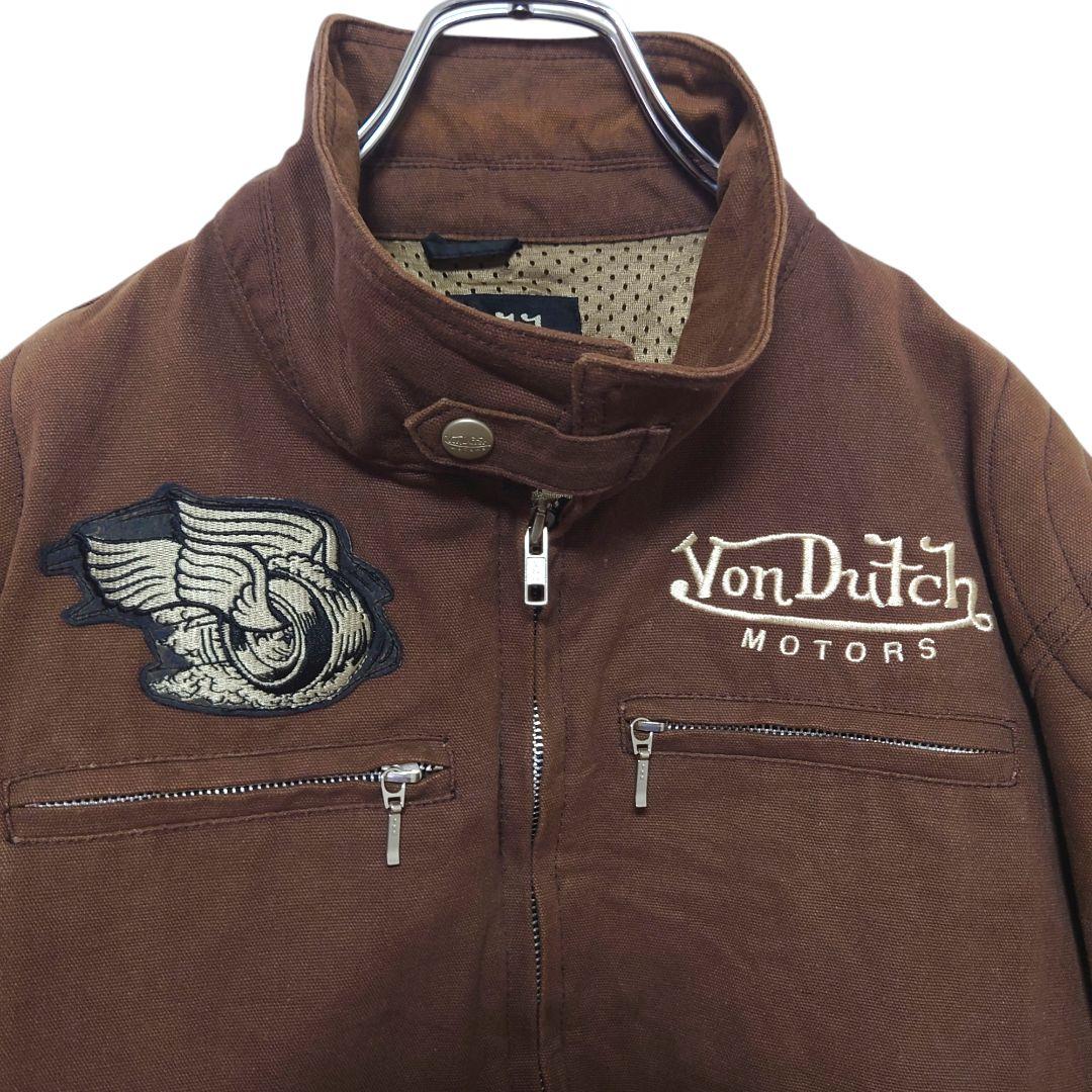 【Von Dutch MOTORS】ダック ライダースジャケット A-3016