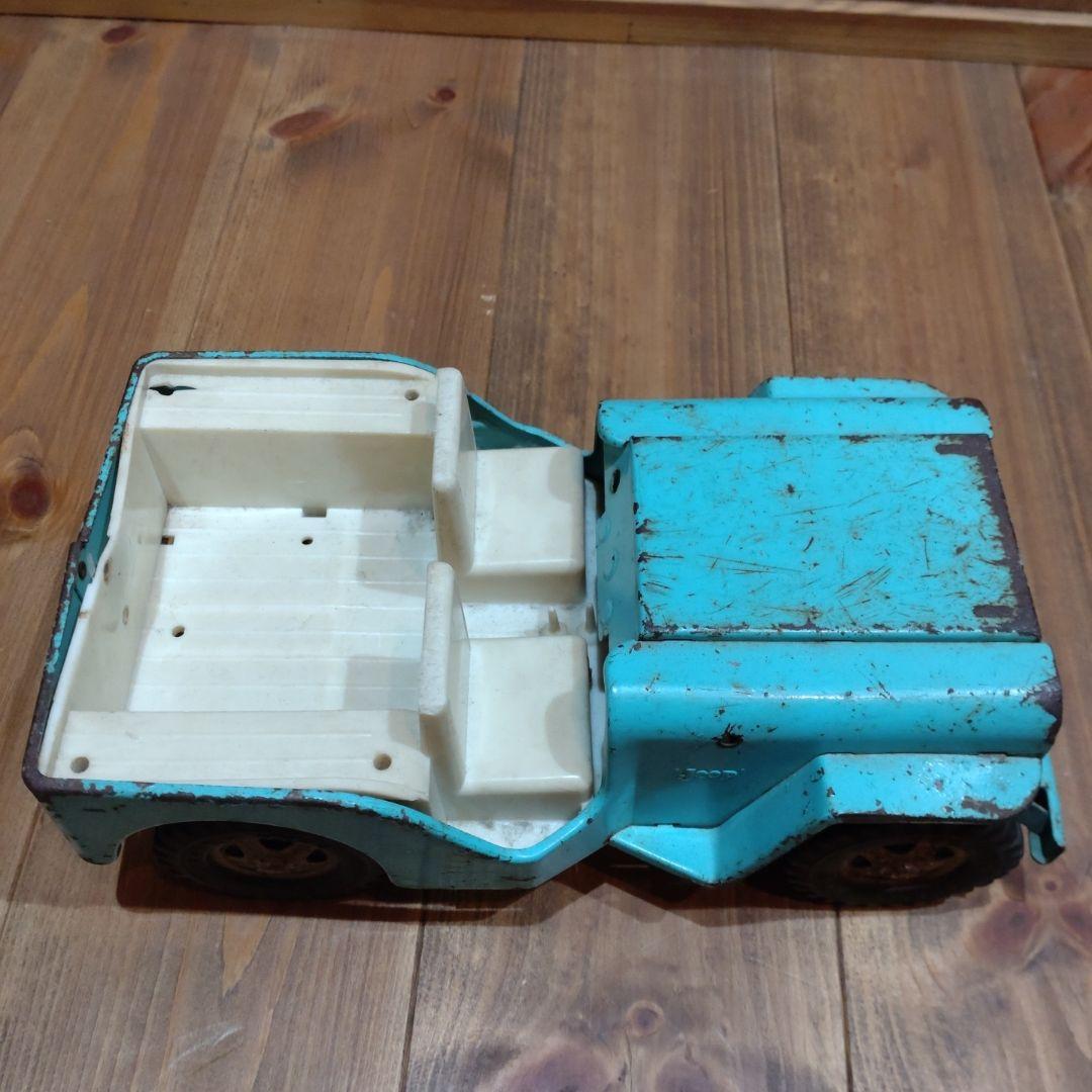 USA製 ビンテージブリキ Tonka トンカ Jeep 車 おもちゃ オールド