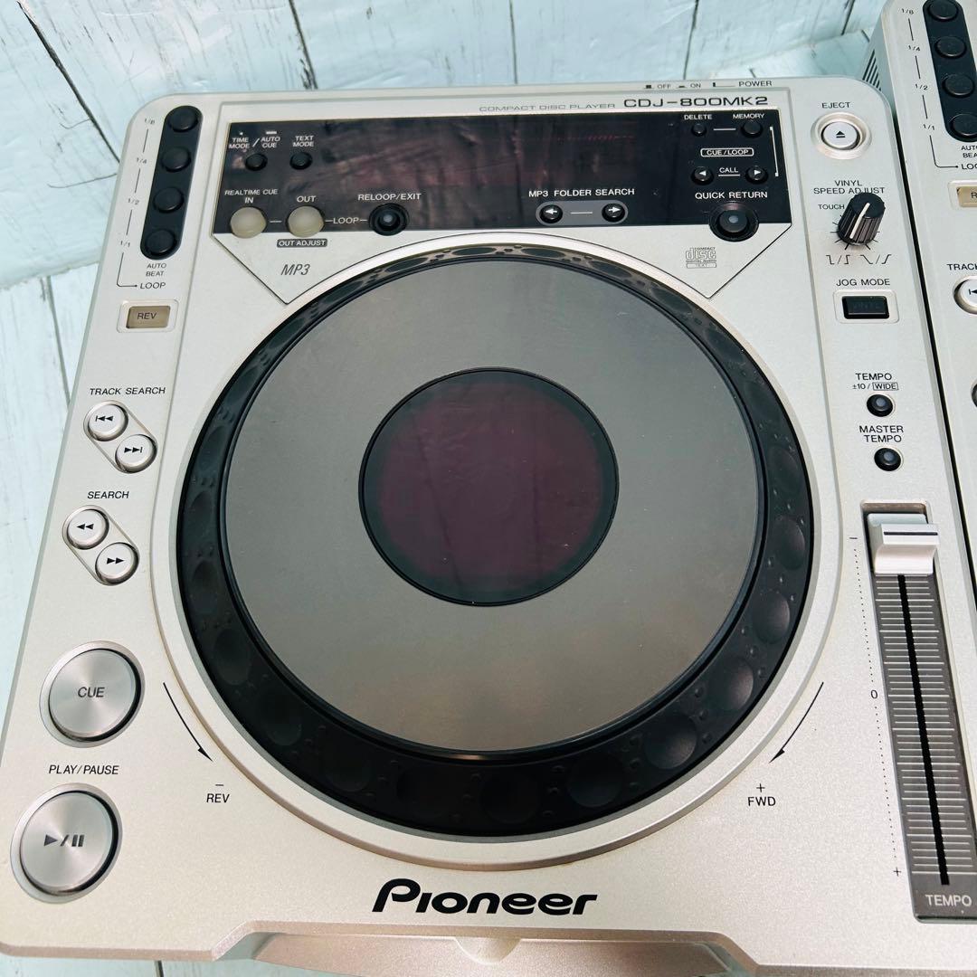 パイオニア　Pioneer CDJ-800MK2 2台セット CDデッキ　説明書