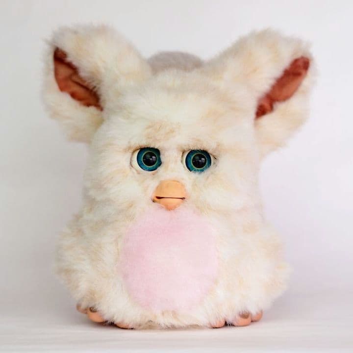 【稼働品】キャラメルシロップ ブルー目 ドイツ語版 ファービー2 2005