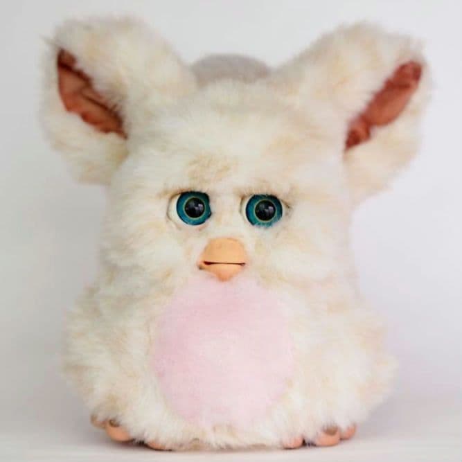 【稼働品】キャラメルシロップ ブルー目 ドイツ語版 ファービー2 2005