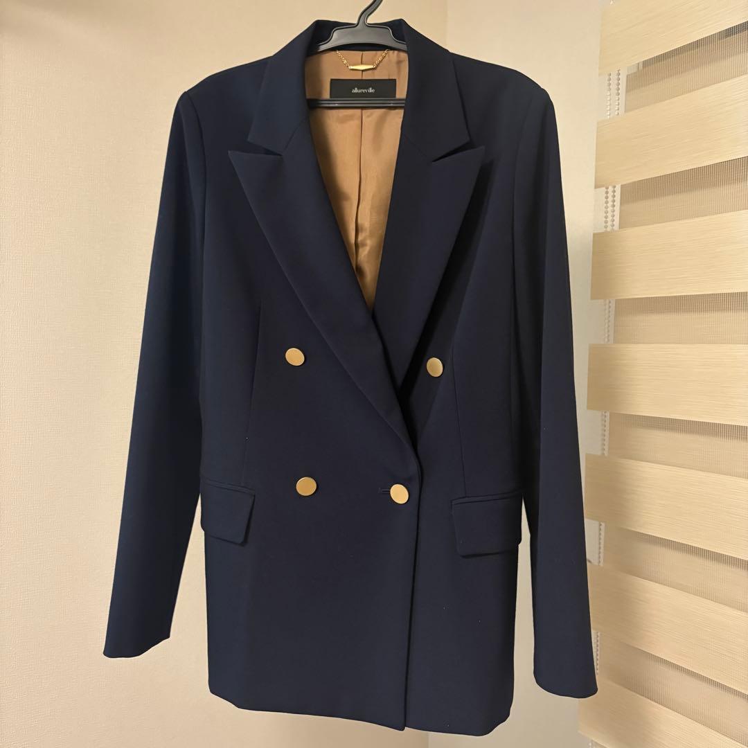 値下げallureville リオペルダブルブレストジャケット　定価4.1万