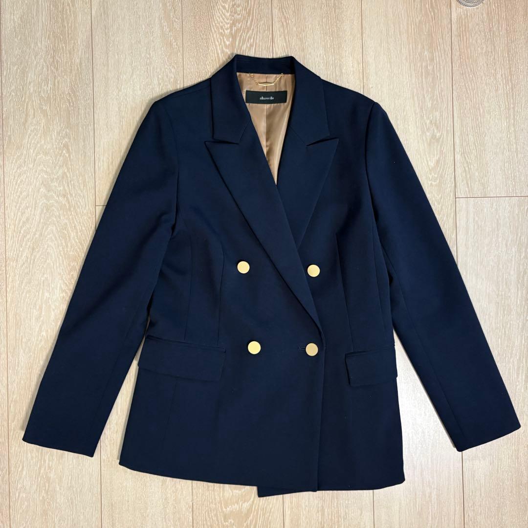 値下げallureville リオペルダブルブレストジャケット　定価4.1万