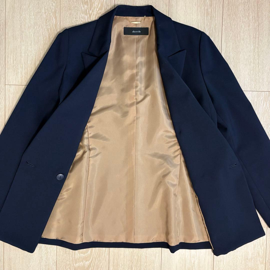 値下げallureville リオペルダブルブレストジャケット　定価4.1万