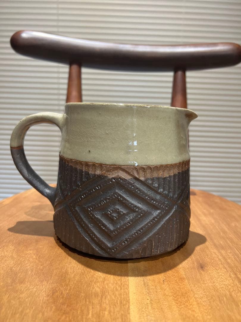 工房コキュ　沖縄やちむん　ピッチャー　花瓶