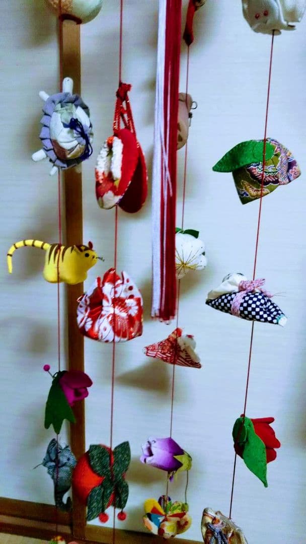 ⑨新品　世界でたったひとつの吊るし飾り