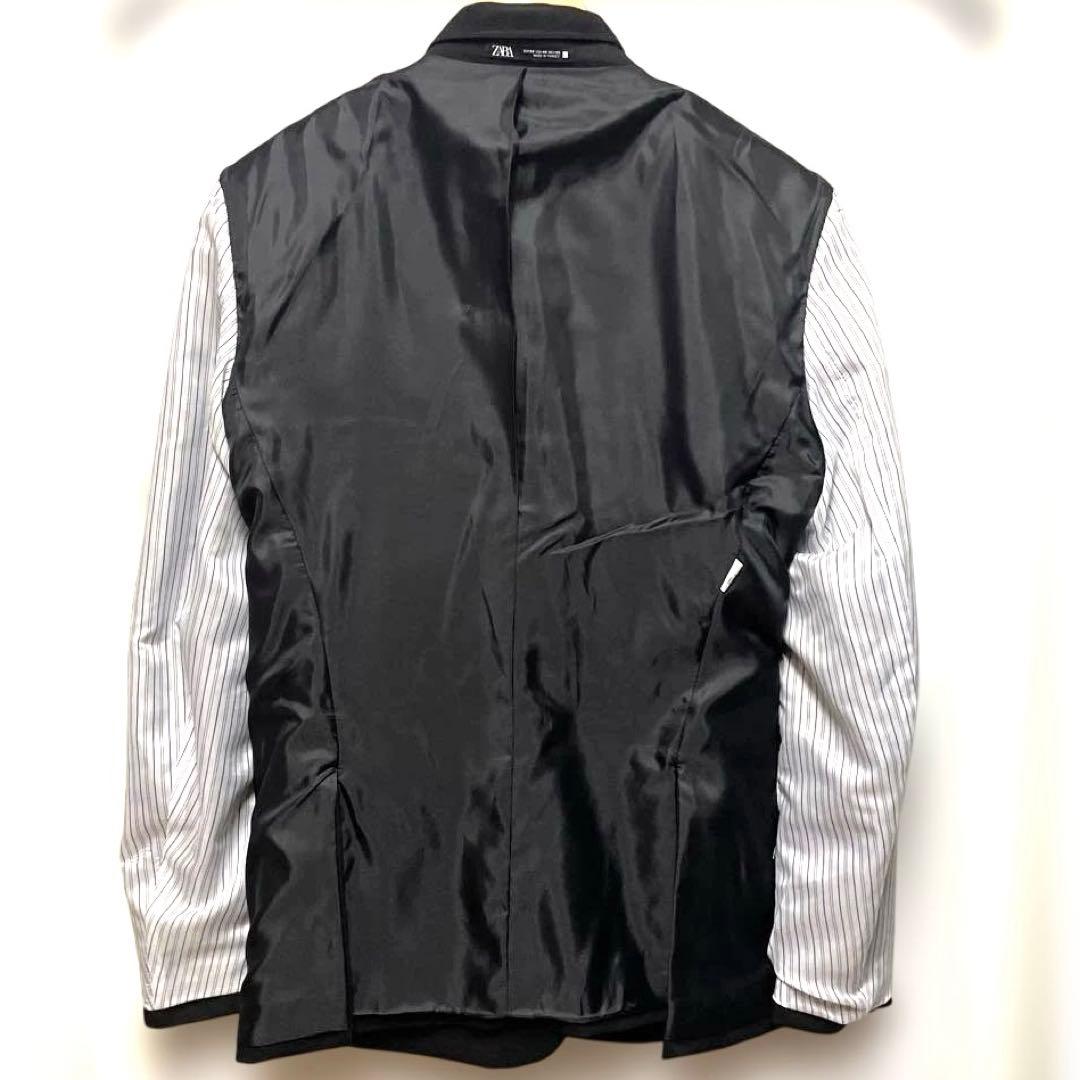 【おまとめ3点】ZARA ザラ メンズ 黒 ブラック 無地スーツサイズLくらい