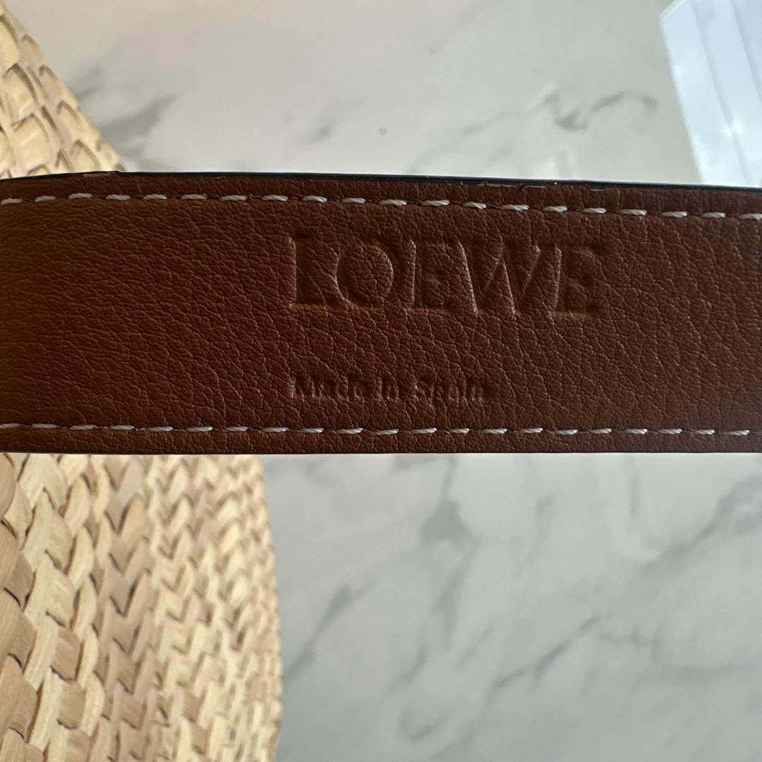 ロエベ　かごバック　ミディアム　美品　定価¥91,300円→¥43900