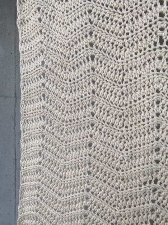 古着 ビンテージ 70s ツートン グラニー ブランケット キャンプ ラグ