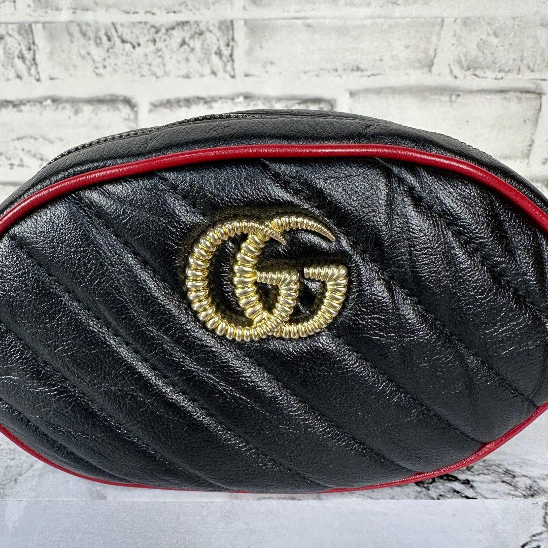 未使用品✨GUCCI GGマーモント マトラッセ ベルトバッグ ボディバッグ