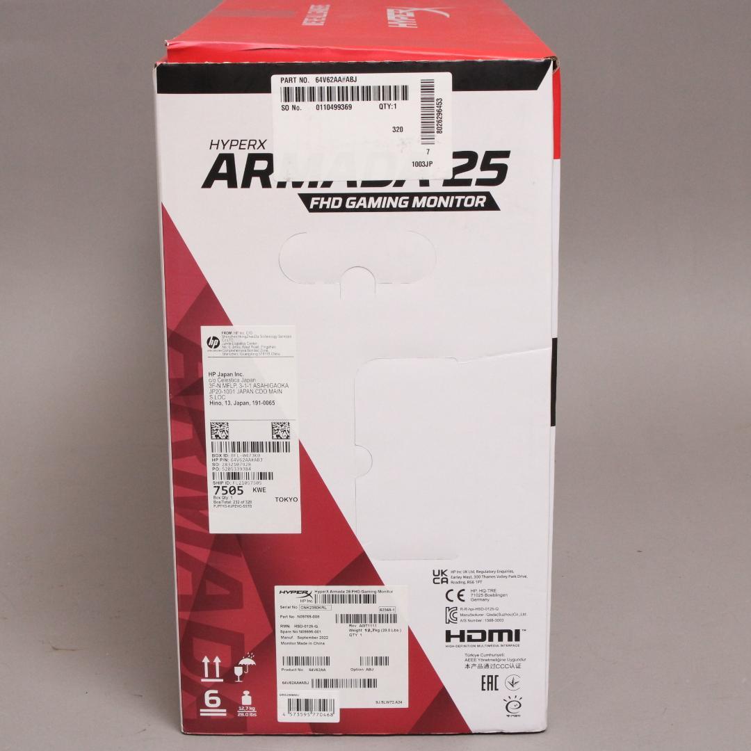 新品展示品 HyperX Armada 25インチモニタ 64V62AA#ABJ