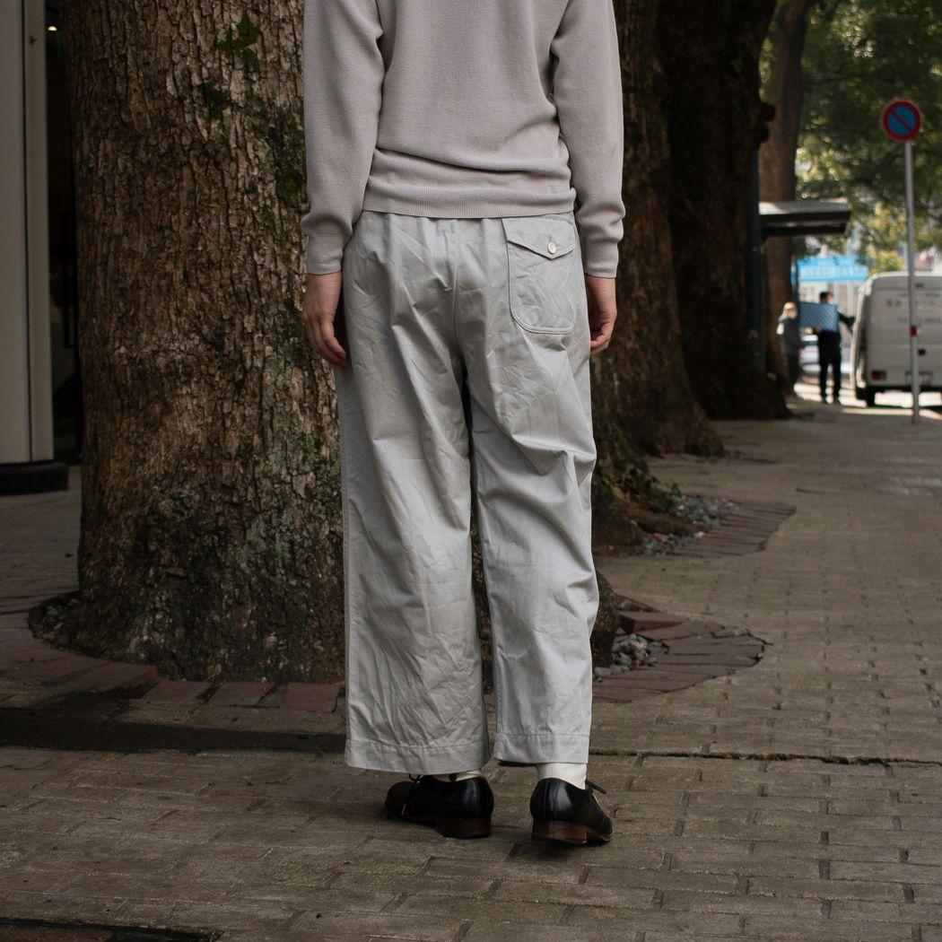 美品◆ゴーシュ　カツラギワイドパンツ　グレー