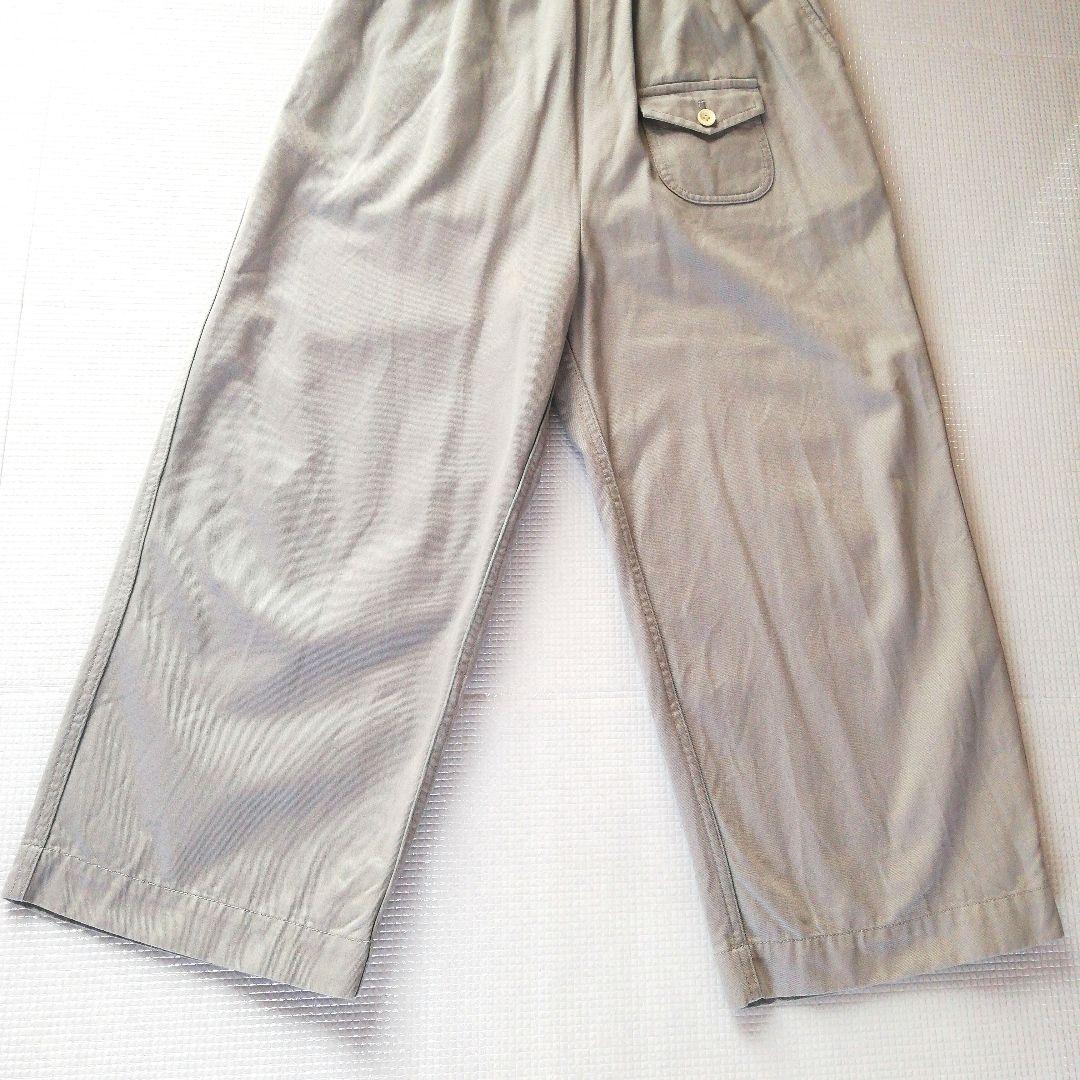 美品◆ゴーシュ　カツラギワイドパンツ　グレー