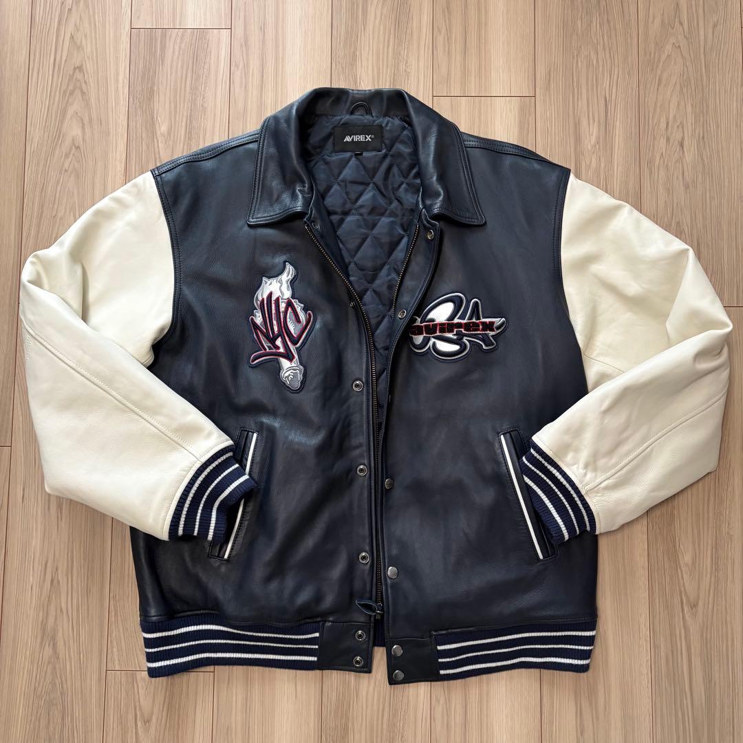 アヴィレックス　レザージャケット