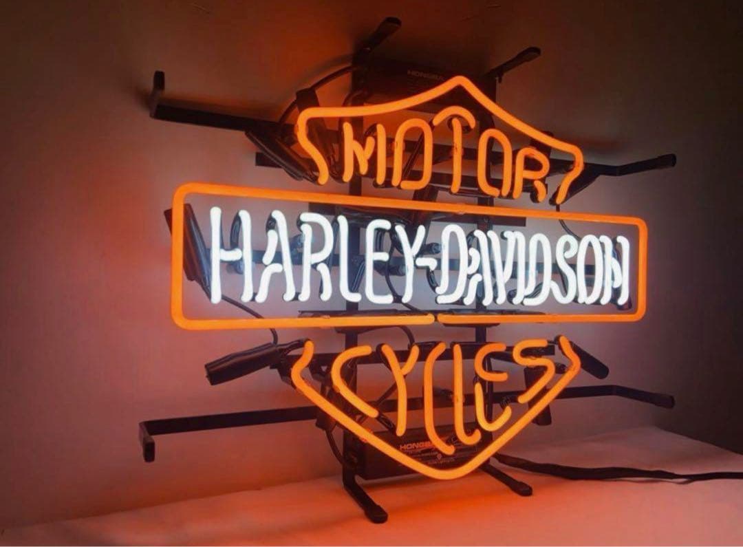 オリジナル　ハーレーダビッドソン ネオンサイン 看板　オーダーメイド　ネオン管