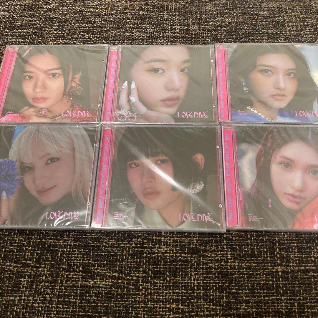 IVE LOVE DIVE 全6種セット デビューアルバム 新品未開封 CD