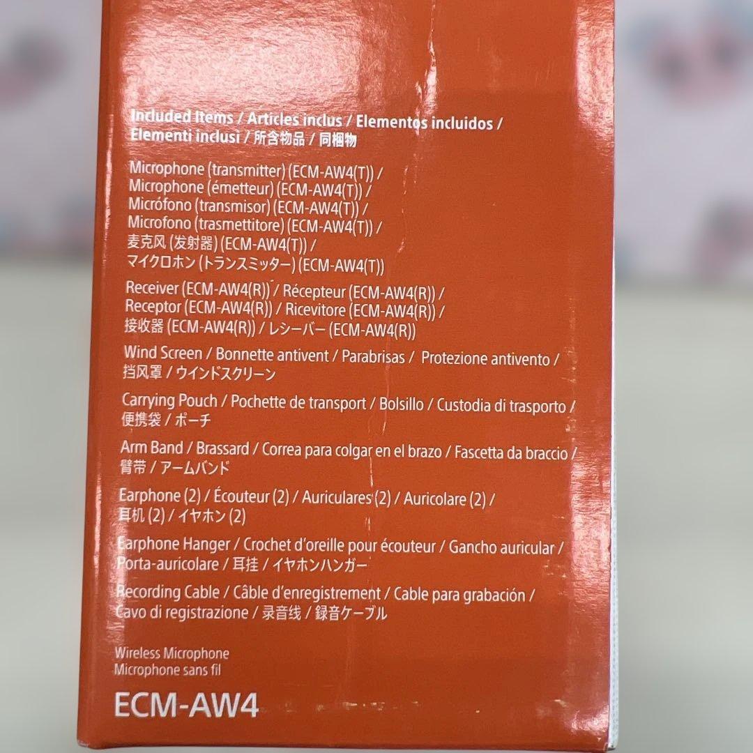 510099 SONYカメラ用マイク ワイヤレスマイクロホン ECM-AW4