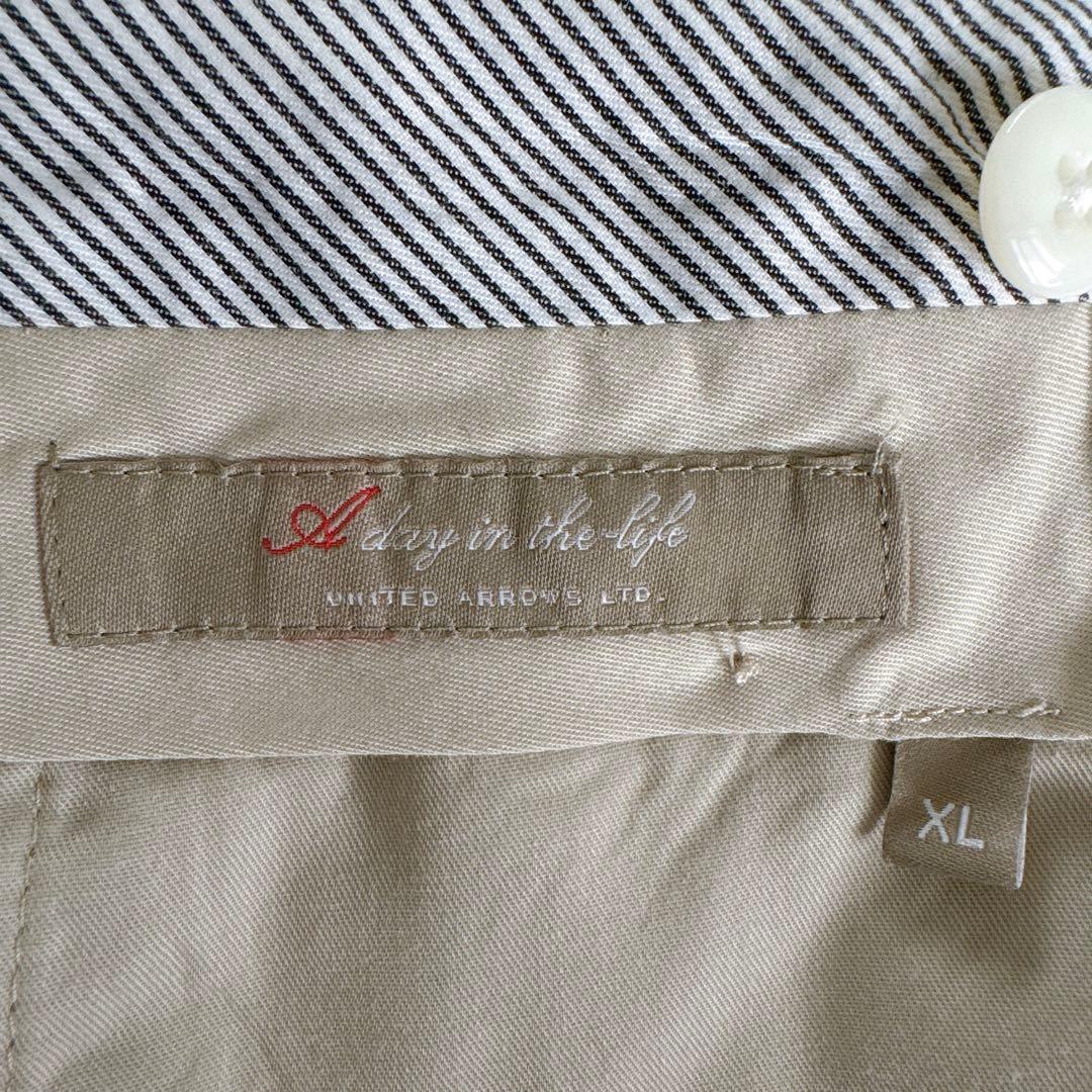 【アデイインザライフ ユナイテッドアローズ】3ピース スーツ XL ブラウン