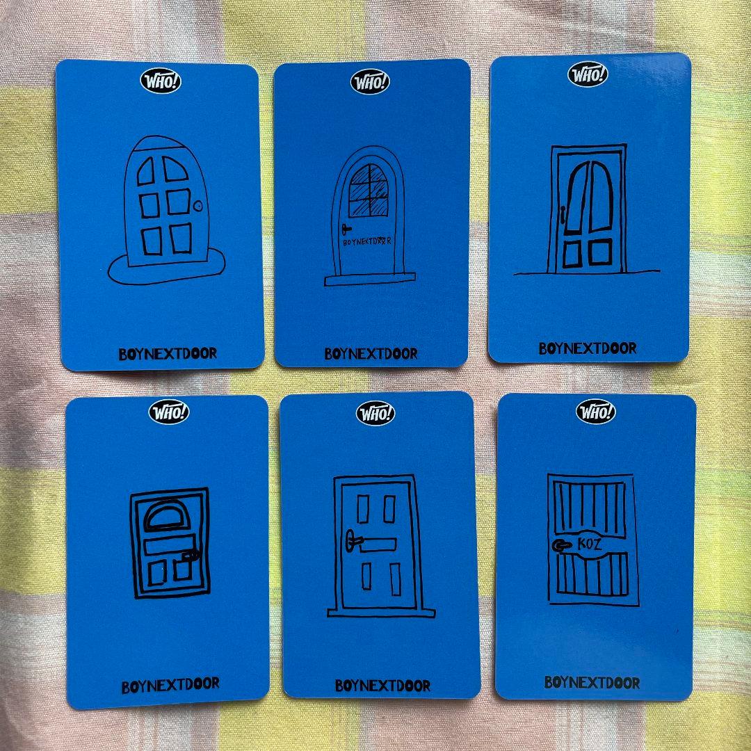 BOYNEXTDOOR サノク公開放送ボネクド WHO！限定トレカ6枚