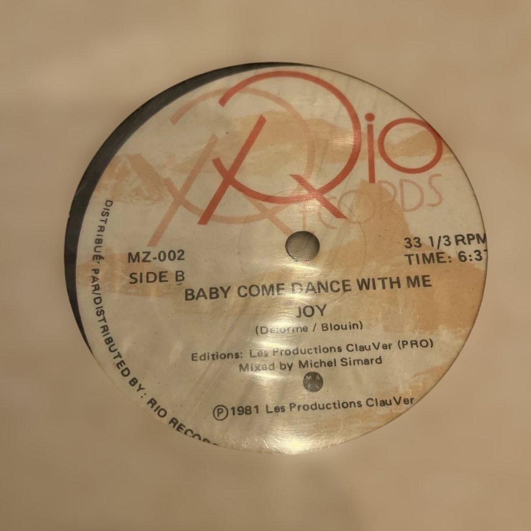 洋楽 JOY BABY DANCE / BABY COME DANCE WITH ME