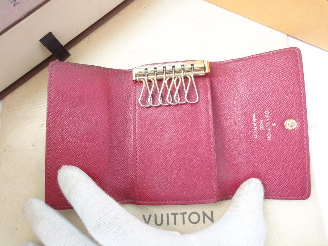 超美品☆希少☆ヴィトン モノグラム 【ミュルティクレ6　フ―シャ】T1 9