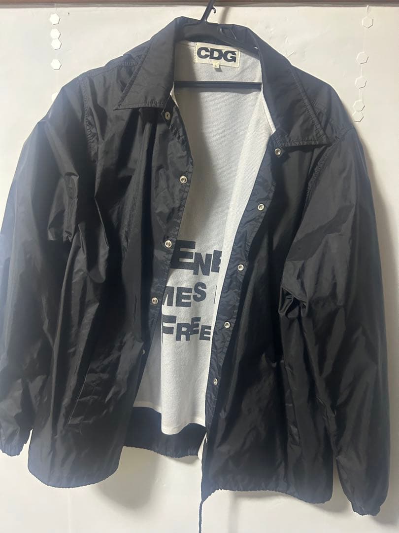 COMME des GARÇONS CDG ナイロンジャケット ブラック