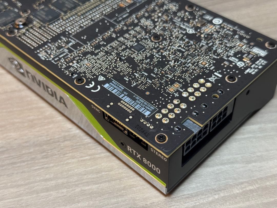 NVIDIA Quadro RTX8000 48GB 中古グラフィックボード