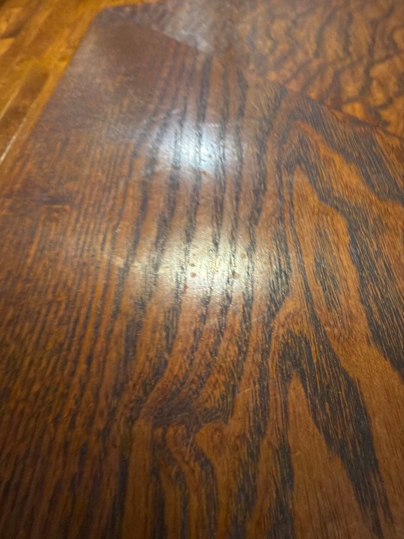 重厚で木目の美しい関西火鉢　長火鉢