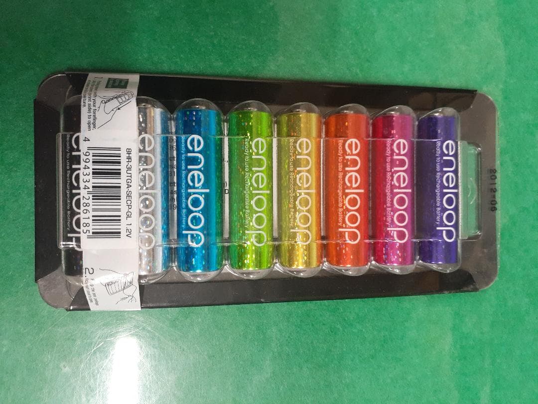 ●奥棚3●SANYO eneloop 充電池 8HR-3UTGA-SECP-GL