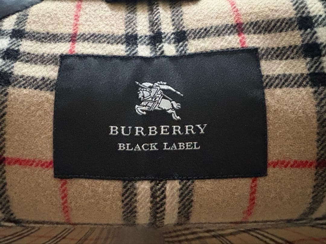 BURBERRY BLACK LABEL ノバチェックPコート サイズL