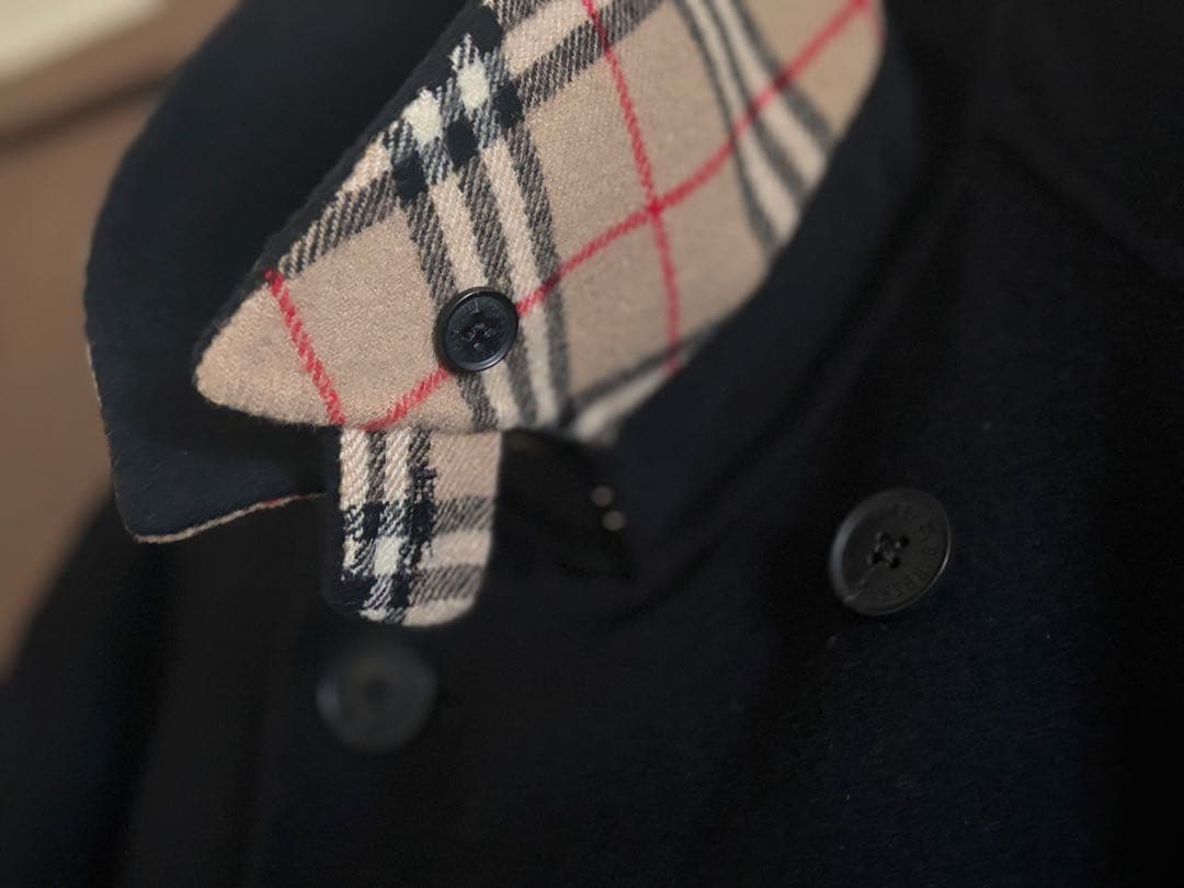 BURBERRY BLACK LABEL ノバチェックPコート サイズL