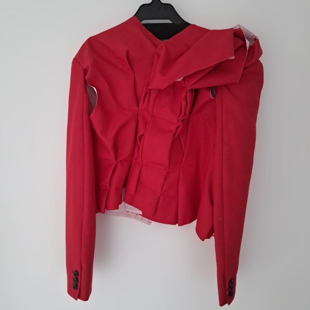 コム・デ・ギャルソン２０２３AW エステルクラッシュジャケット　Mサイズ